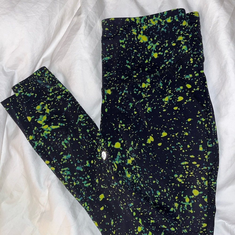 Size 8 length 28 
Lululemon leggings
Worn 3x, tags removed